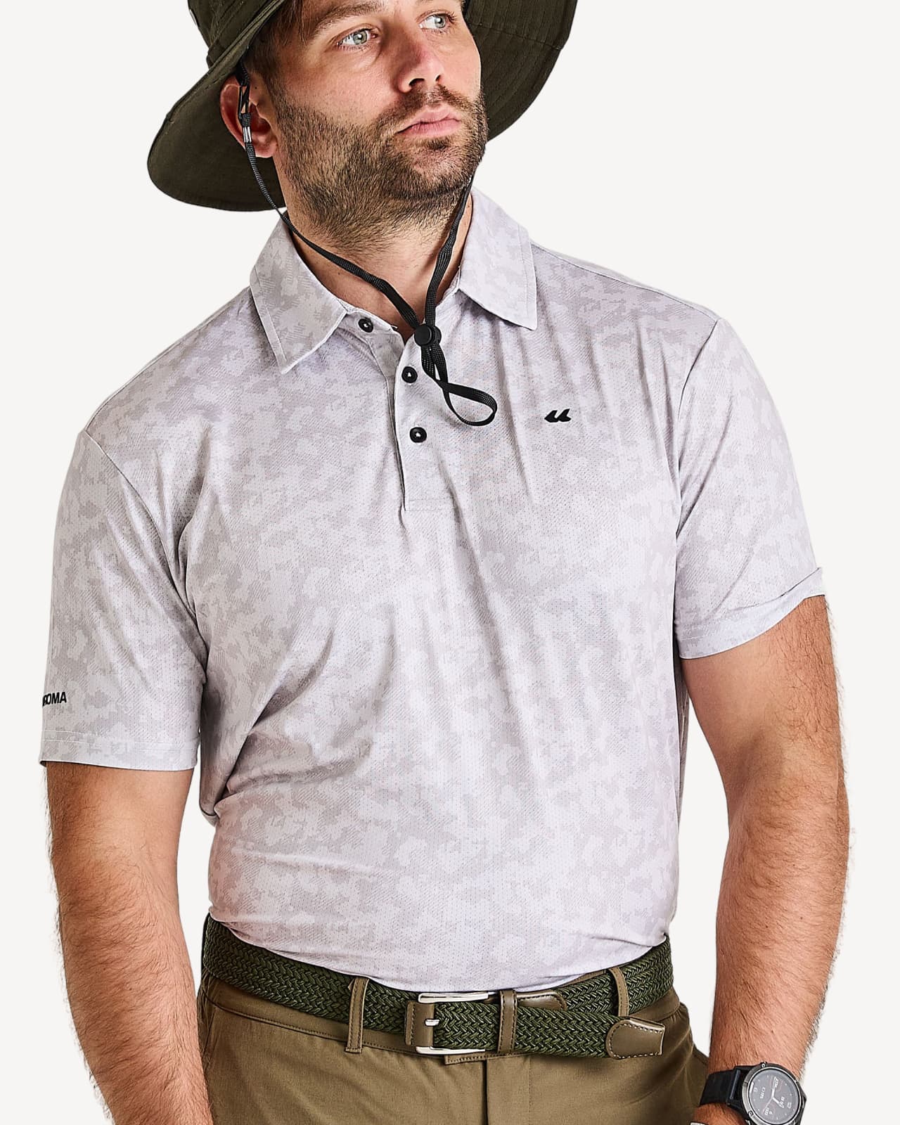 CLAY CAMO POLO