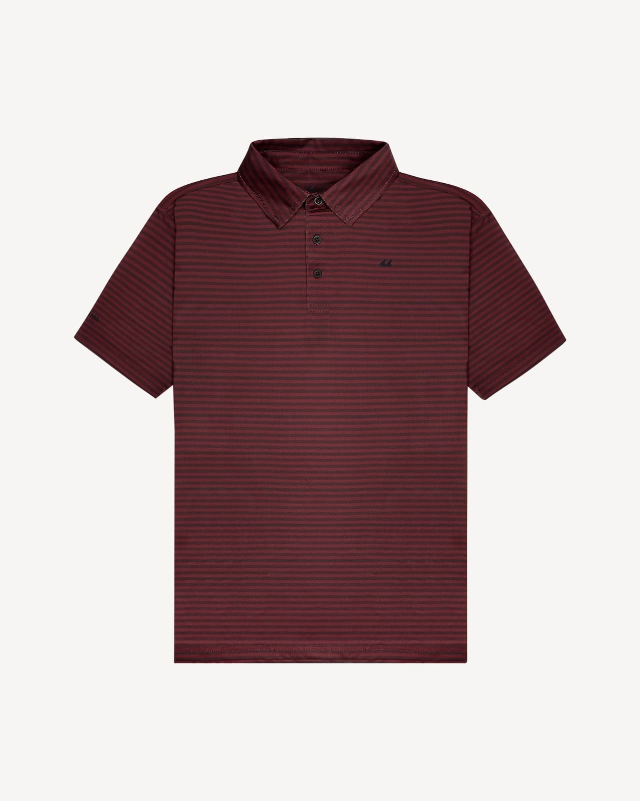 OXBLOOD STRIPE POLO