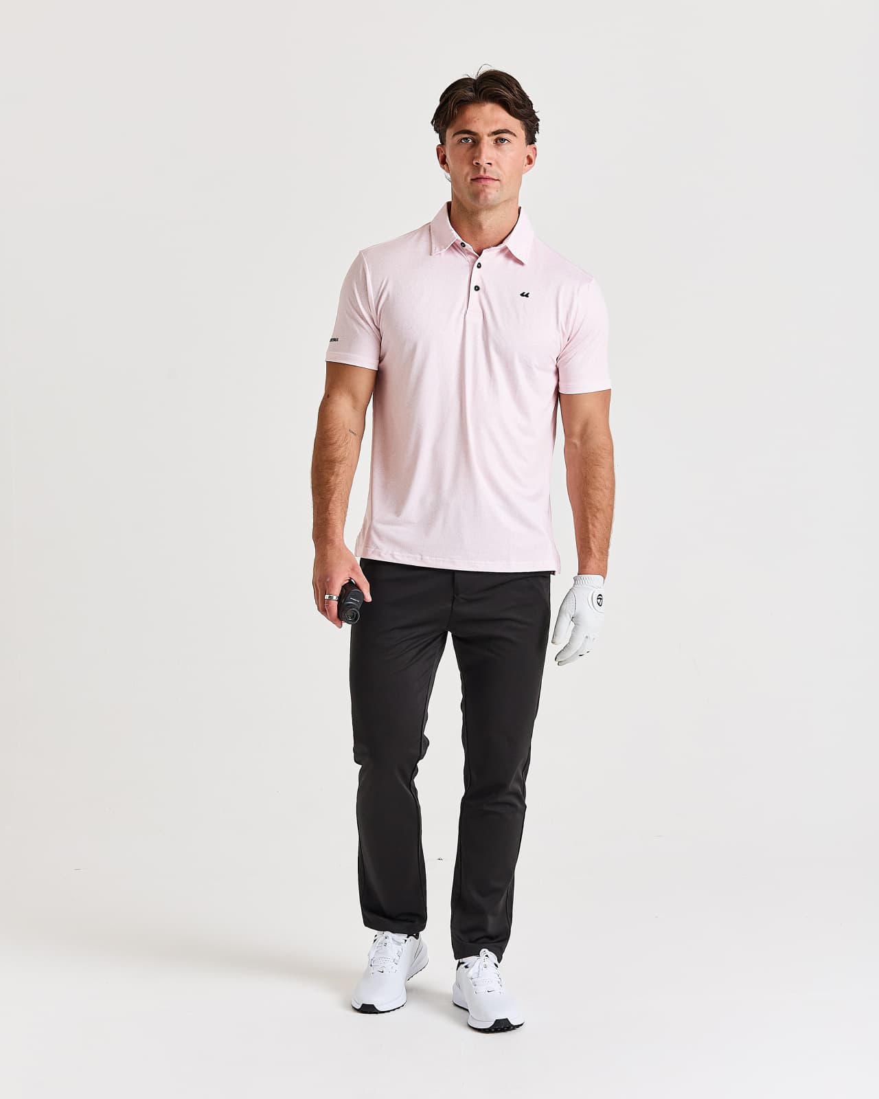 PEACH FLECK POLO