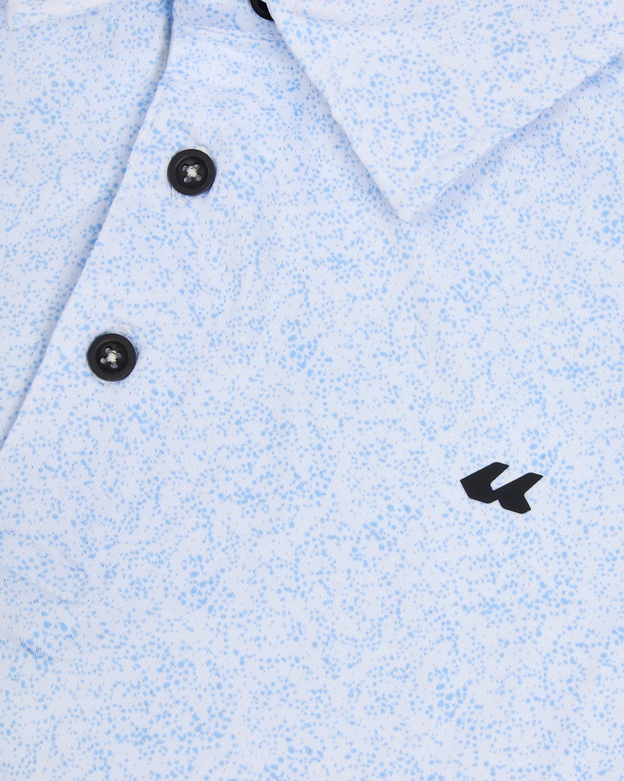 BLUE FLECK POLO