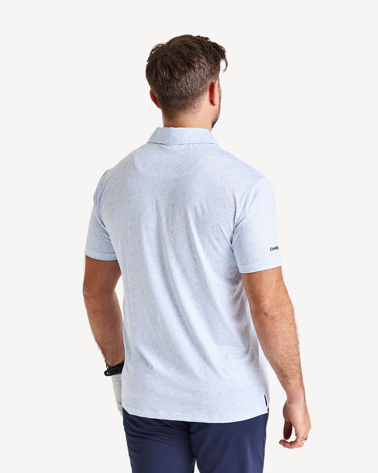 BLUE FLECK POLO