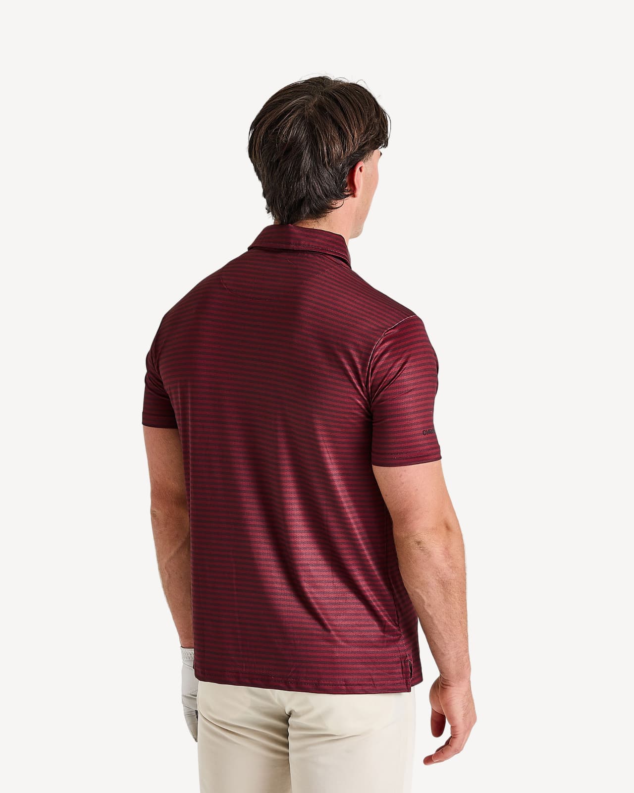 OXBLOOD STRIPE POLO
