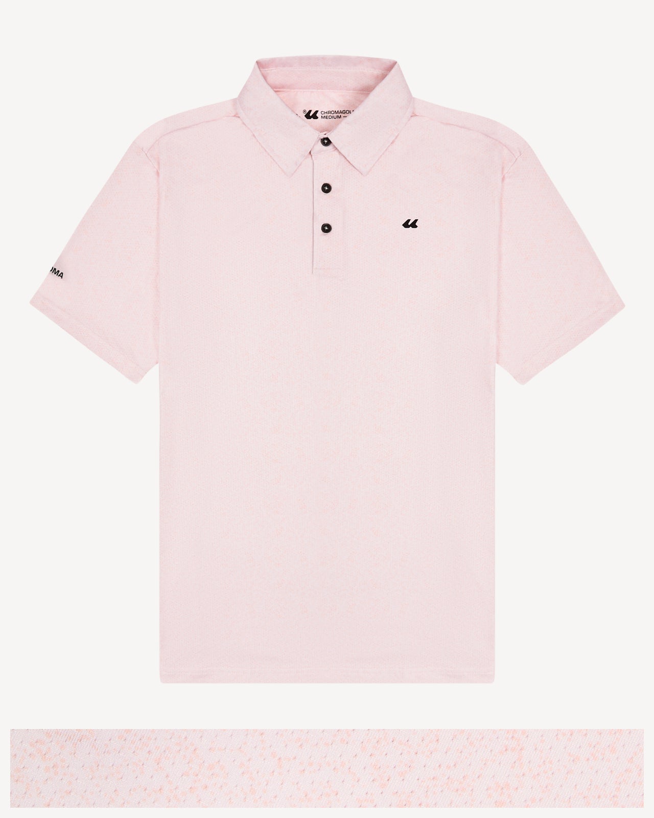 Peach Fleck Polo