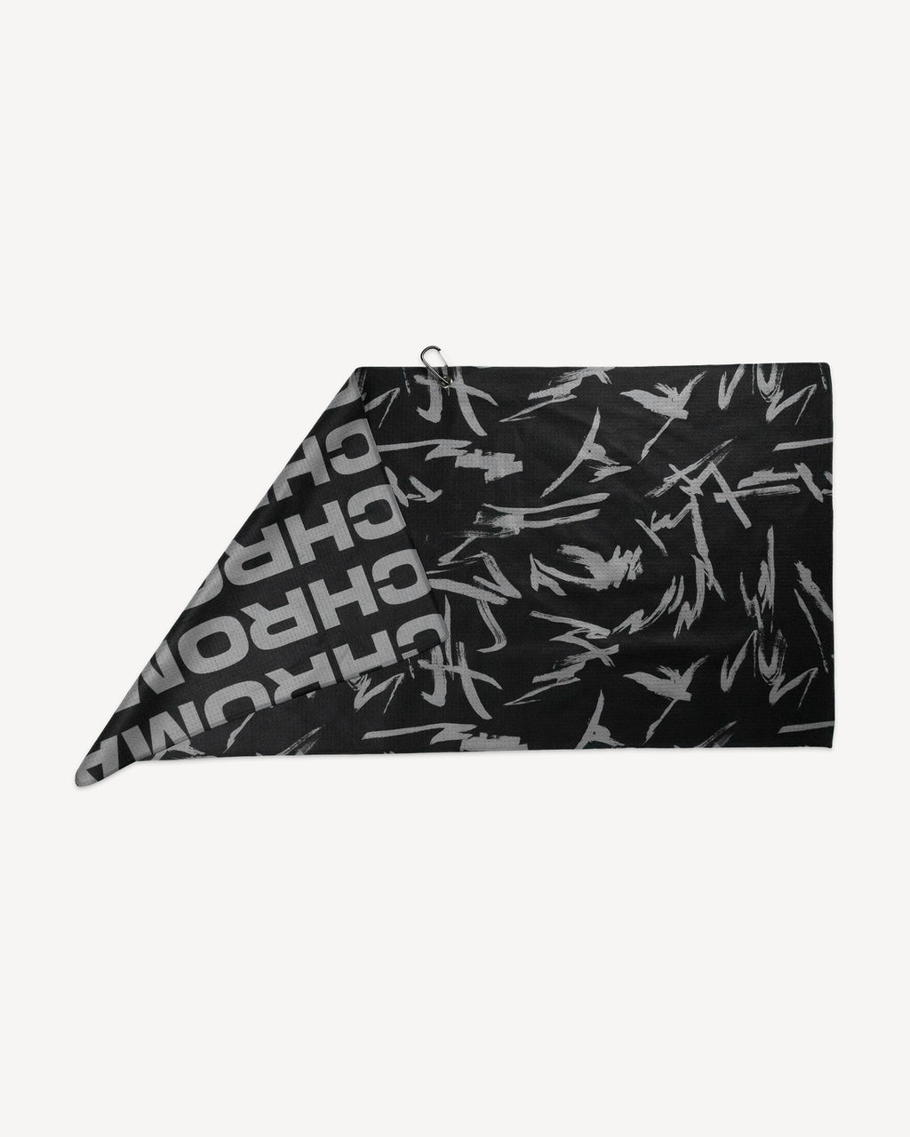 BLACK FLOW - Large Golf Towel